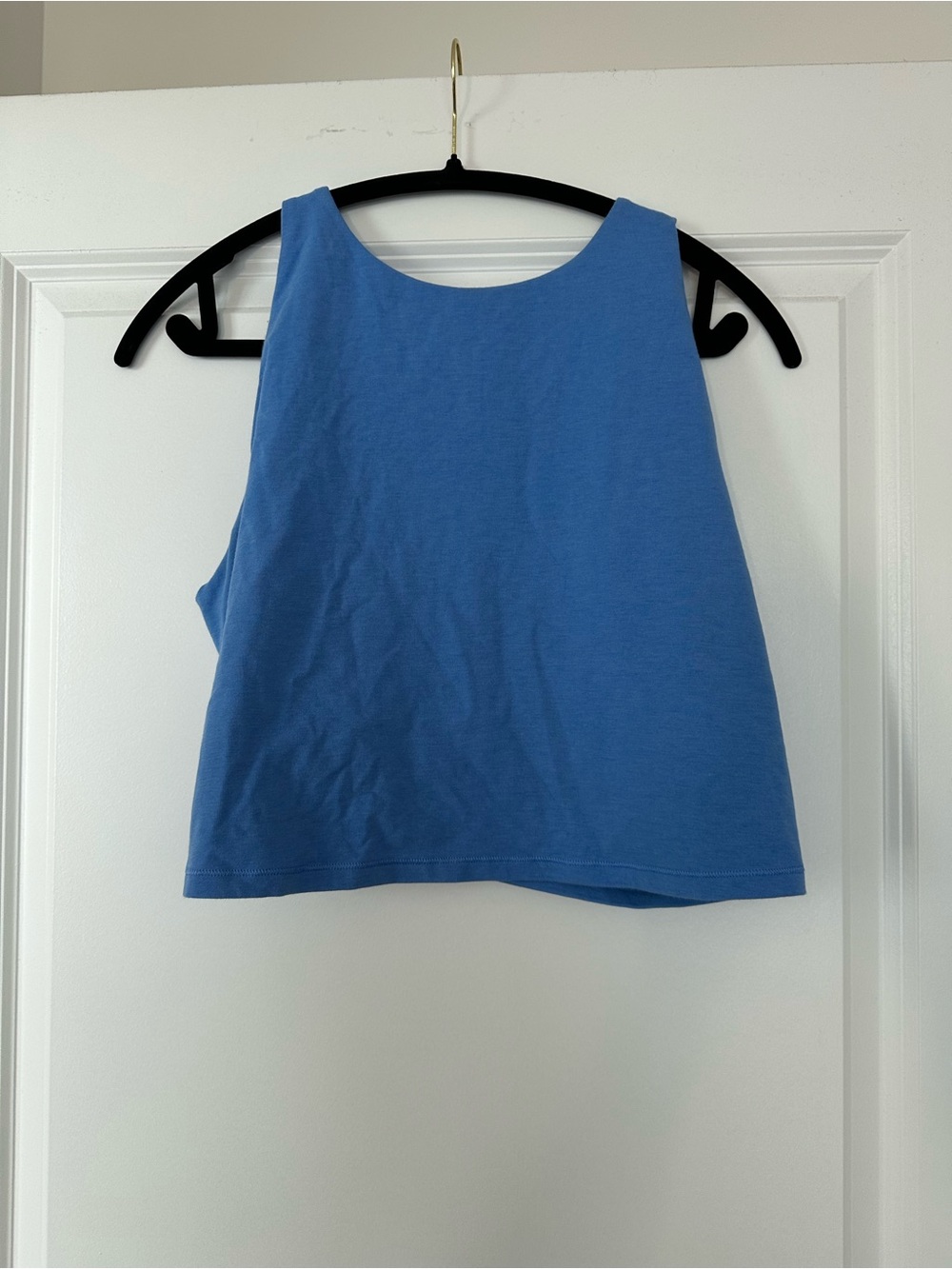 Old Navy Women's Sky Blue Cropped Tank Top